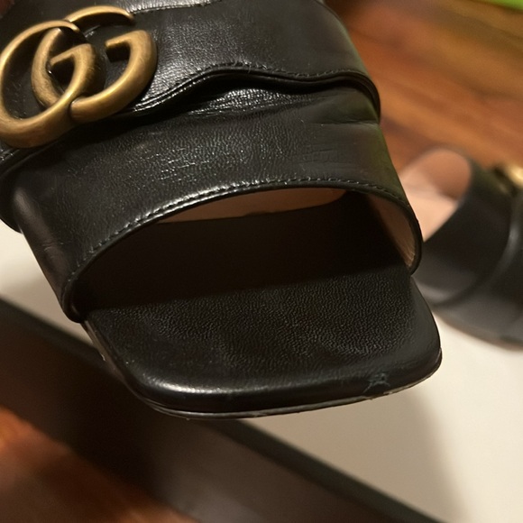 Authentic women’s Gucci Malaga Kid GG Marmont Slide sandal! - Picture 7 of 9